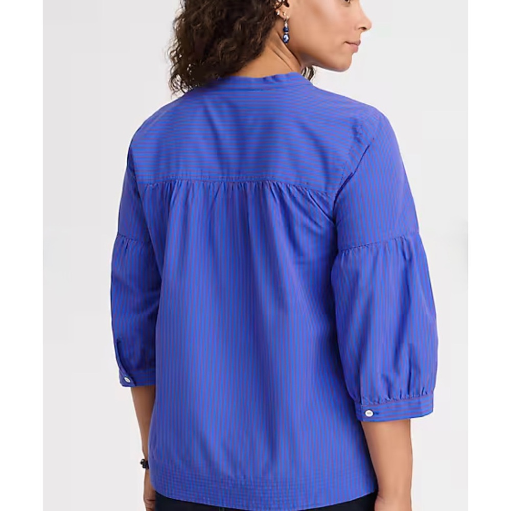 J. Jill Shirred Popover Sz Small LN - Picture 4 of 8
